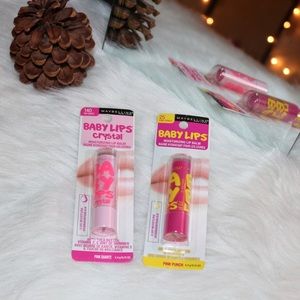 2 Maybelline Baby Lips Moisturizing Lip Balms